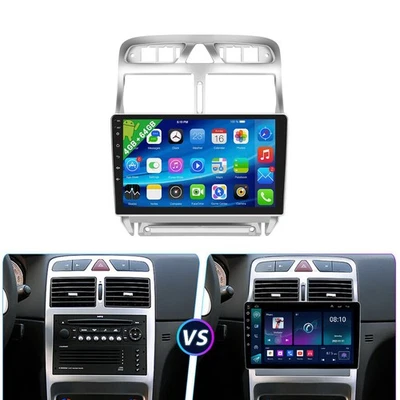 9" Android 15 Für Peugeot 307 CC 2002-2013 Carplay Autoradio 4+64G GPS WIFI NAVI - Bild 1 von 4