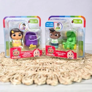 🚗 Cocomelon Cody Moto Cruiser & Nina Flugzeug Cruiser Figuren 2er Set Jazwares - Bild 1 von 7