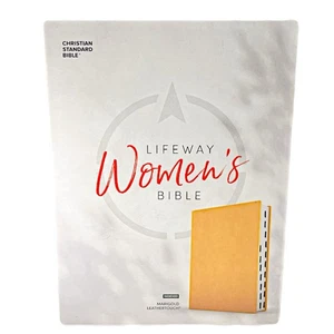 NEW CSB Lifeway Women's Bible Marigold LeatherTouch Indexed (10" x 8" x 2") - Bild 1 von 4
