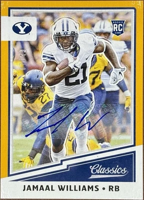 Panini Classics 2017 - #242 Jamaal Williams/75 - autógrafo amarillo de novato (RC) Foto 1 de 4