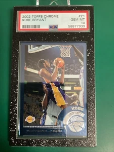 2002-03 Topps Chrome - Kobe Bryant #21 7939 PSA 10 - Bild 1 von 11