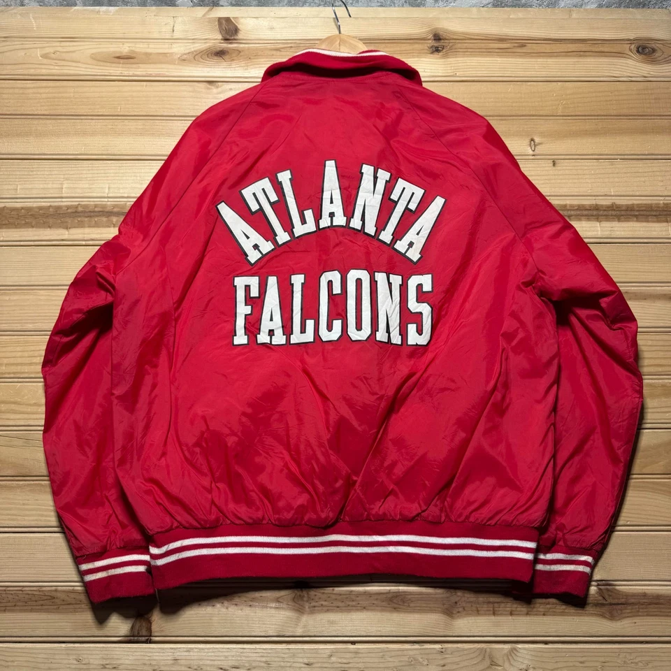 Chaqueta de fútbol americano de bombardero satinado de la NFL campeón de los años 70 vintage talla grande Foto 1 de 4