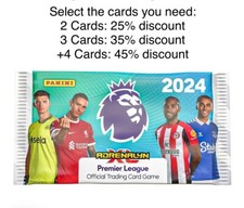 adrenalyn xl premier league 23/24 base cards #190 - #369