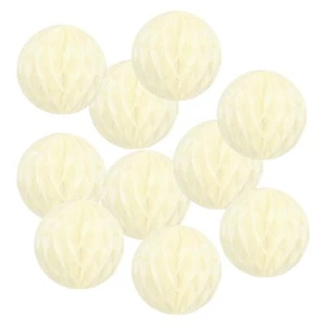 4" Tissue Paper Pom Poms Flower Balls 10 Pack Party Hanging Paper Flower Ball... - Picture 1 of 6