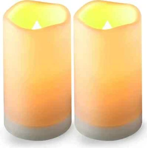 Solar Flameless Candles Outdoor Waterproof,Dusk to Dawn Outdoor Lighting - Picture 1 of 9