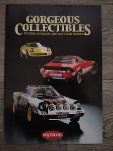 Folleto modelo a escala fundido a presión KYOSHO magníficos coleccionables 1:18 1:43 años 90 - Imagen 1 de 4