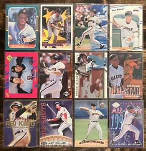 ⚾️Matt Williams 12-CARD LOT with INSERTS + 1987 Donruss “The Rookies” #45 - Picture 1 of 2