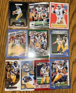 Lote de 14 cartas de Kurt Warner visión clara cubierta superior Prizm Topps puntuación de prestigio - Imagen 1 de 5