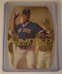 1998 Circa Thunder Limited Access #10 Pedro Martinez Die Cut Boston Red Sox HOF