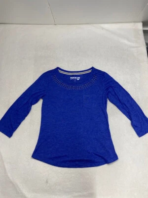 DREAM OUT LOUD By SELENA GOMEZ  Womens Top Blue  Long Sleeve Blouse  Sz Large - Image 1 of 4