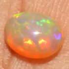 Ethiopian Fire Opal Natural Gemstones Oval 0.95Cts 5.9x7.6mm Cabochon OC-2136