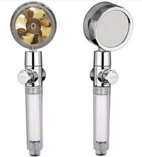 Soffione Doccia Turbo Alta Pressione Elica Filtro Anticalcare