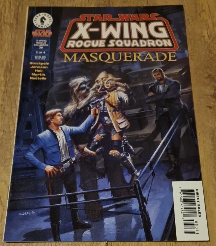 DARK HORSE COMICS  STAR WARS X-WING ROGUE SQUADRON MASQUERADE No 3of4 Near Mint - Image 1 of 1