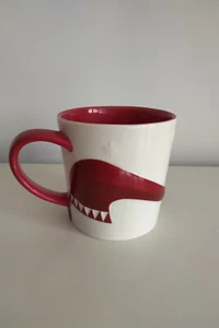 Starbucks Christmas 2012 Mug Cup Snowflakes Father Xmas Embossed Mug RARE - Picture 1 of 11