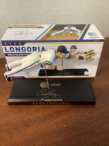 Evan Longoria Gold Glove Figurine 2009 NIB Cover