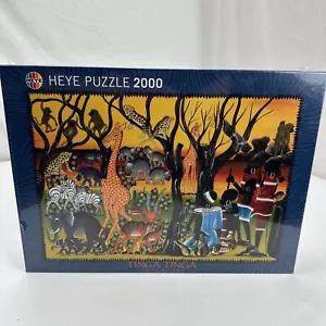 Tinga Tinga Art From Africa Heye 2000 Piece Puzzle New Sealed - Picture 1 of 6