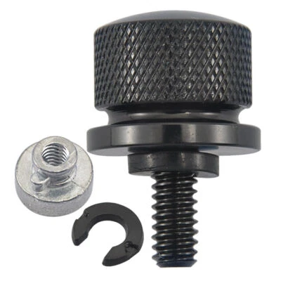 Kit Fit For Harley Softail Sportster Rear Fender Seat Bolt Nut Mount Black Screw - Image 1 of 4