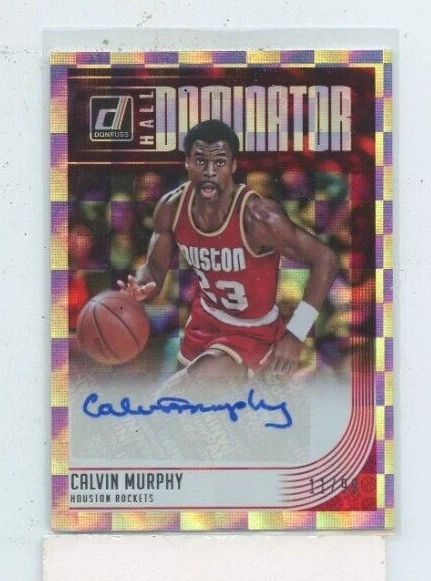 CALVIN MURPHY 2018-19 Panini Donruss Hall Dominator Auto Autograph #D /99#HD-CMY - Image 1 of 1
