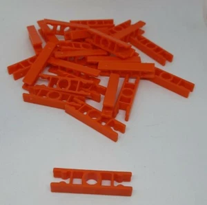 ☆ 25 Knex 2-Way Connector Straight Orange Classic Bulk K'nex Replacement Parts - Picture 1 of 3