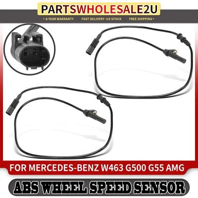 2x Sensor de velocidad de rueda ABS delantero para Mercedes-Benz G55 AMG G63 AMG A4635402117 Foto 1 de 4