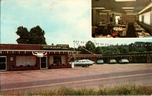 Unbestellte Postkarte Hinkles Motel und Restaurant Louisa Kentucky - Bild 1 von 2