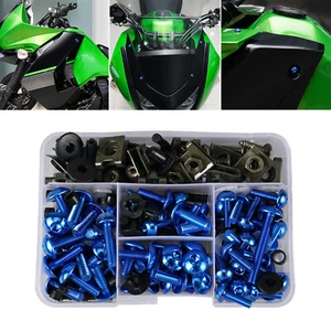 155PCS Fairing Bolt Kit Bodywork Screws Set For Honda CBR600RR 1000RR CBR1100XX - Picture 1 of 23