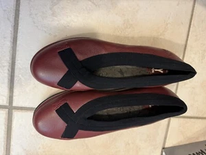 SCARPE DA BALLO FLY LONDON VINO ROSSO PELLE CLASSICHE COMODE 38 - Foto 1 di 10