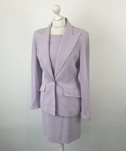 Mugler Suit Purple Lilac Dress & Blazer Jacket Size 40 EU Women’s - Picture 1 of 24