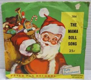 78 RPM - 1950 Peter Pan Records - The Mama Doll Song / The Little Tin Soldier - Imagen 1 de 4