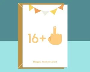 Funny 17th Birthday Card - For him or For her - turning 17 years old - Cheeky - Picture 1 of 3