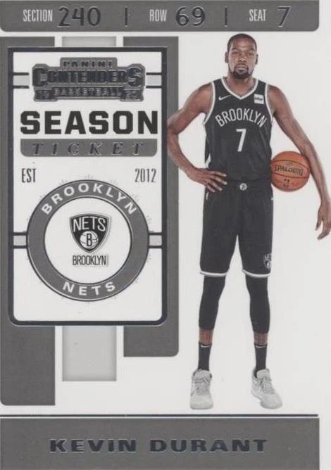 2019-20 Panini Contenders - Kevin Durant #57