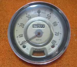 VINTAGE CLASSIC CAR SMITHS SPEEDO SN4407/00 1504 Fuel Gauge missing - Picture 1 of 7