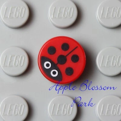 NUEVO Lego Minifigura Rojo LADY BUG ESCARABAJO 1x1 Azulejo Redondo - Winnie-The-Pooh Friends Foto 1 de 3