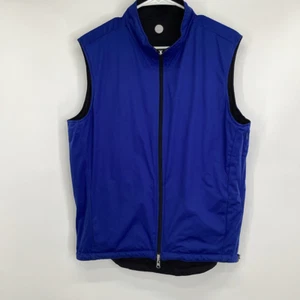 Men's Peter Millar Reversible Golf Vest Royal / black - Medium - Picture 1 of 11