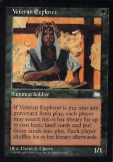 Veteran Explorer - Weatherlight: #144, Magic: The Gathering Lp R97 - Image 1 of 1