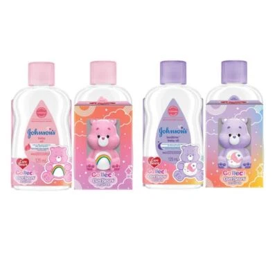 Johnson's Baby Oil 125ml with CareBears Key Chain Limited Choose Bedtime Regular - Image 1 of 4