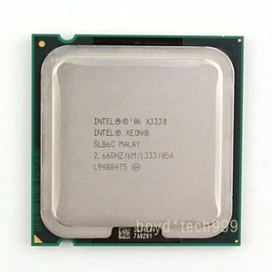 Intel Xeon X3330 CPU Quad Core 2.66Hz 1333MHz 6MB SLB6C LGA775 Processors - Picture 1 of 1