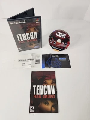 Tenchu: Fatal Shadows (PlayStation 2, PS2) Complete CIB w/ Reg Card - Tested - Image 1 of 4