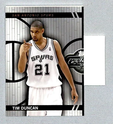 Tim Duncan 2008-09 Topps Co-Signers Changing Faces Left /899 #CF-23 San Antonio - Image 1 of 2