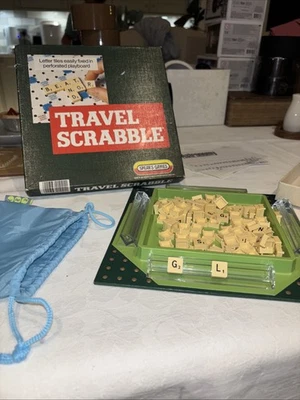 Vintage Travel Scrabble Game by Spears Games with Clip In Tiles COMPLETE - Image 1 of 3