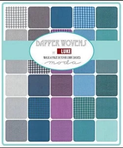 Dapper Wovens Luke Walk A Mile In Your Own Shoes Moda Charm Pack 5” Wvn Fabric - Picture 1 of 4