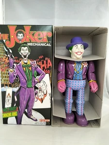 Billiken shokai Tin Toy Batman Joker Mechanical Toy Figure W/BOX F/S FEDEX 2 - Picture 1 of 12
