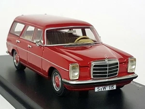 Bos 1/43 43500 Mercedes Benz W115 Kombi Red Station Wagon Resin model Car - Picture 1 of 5
