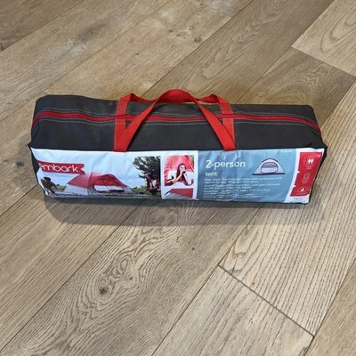 2 Person Dome Tent Red And Gray- Embark 2013 New - Image 1 of 4