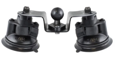 RAM MOUNTS DOPPEL-SAUGFUSS FÜR GEWÖLBTE OBERFLÄCHEN MIT DIAMOND-BASISPLATTE - Bild 1 von 2