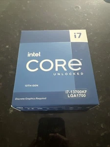 Intel Core i7-13700KF 3.40GHz 16 Core SRMB9 24 Thread LGA1700 New Factory Sealed - Bild 1 von 3