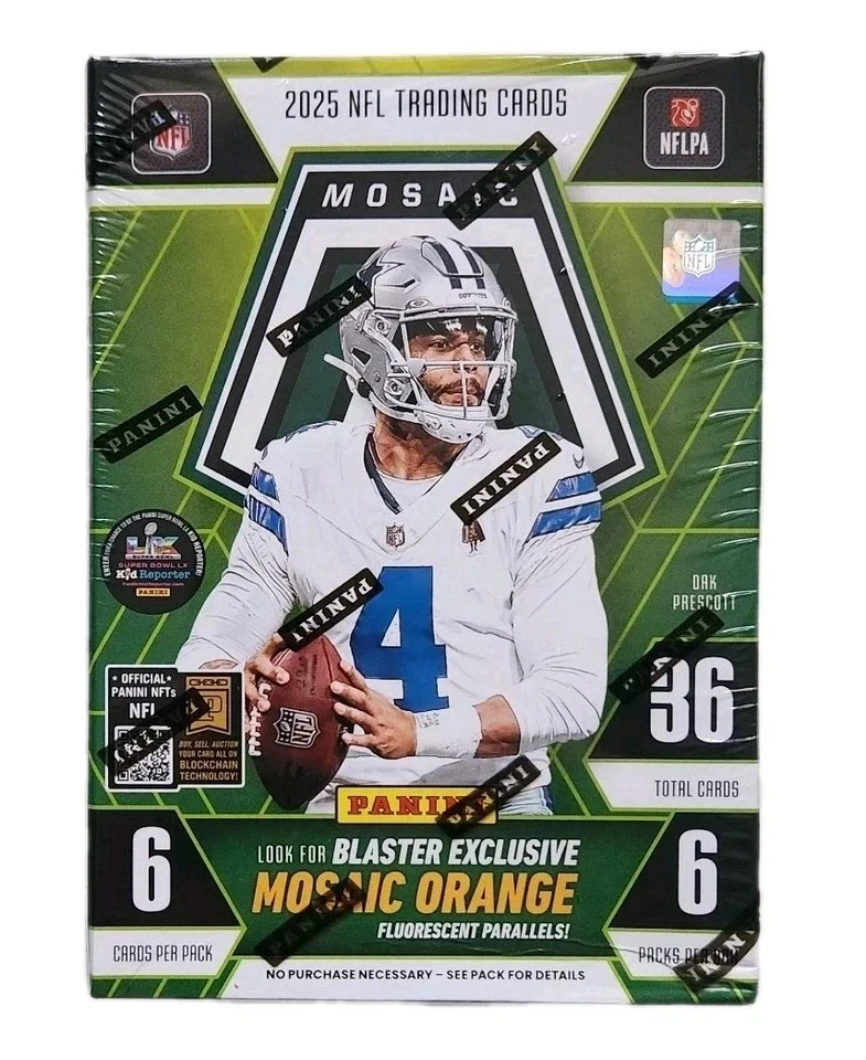 2025 Panini Mosaic Football Factory Sealed Blaster Box - Image 1 of 1