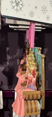 2024 Disney Parks Sleeping Beauty Princess Aurora Sketchbook Christmas Ornament - Image 1 of 2