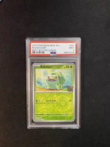 Pokémon TCG Scarlatto e Viola 151 Bulbasaur MIGLIOR ACQUISTO ESCLUSIVO #001/165 PSA 9 - Foto 1 di 2