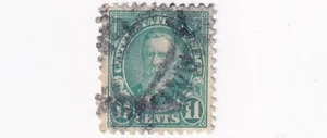 STAMP US SCOTT 563 "Rutherford B. Hayes" 11 CENT 1922 USED FANCY CANCEL - E - Picture 1 of 1